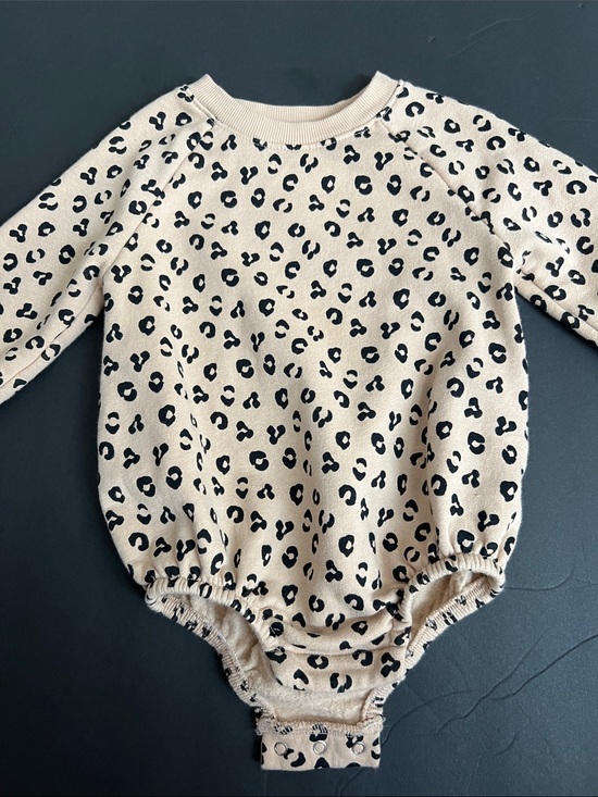 Old Navy Other - Old Navy Beige and Black Leopard Print One-Piece Bodysuit